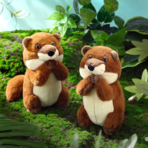 HyDren 2 Pcs Handing Magnetic Suction Otter Plush Otter Stuffed Animal with Handing Magnetic Suction Stuffed Otter Toy Gift Children's Day Birthday Boy Girl Friend von HyDren