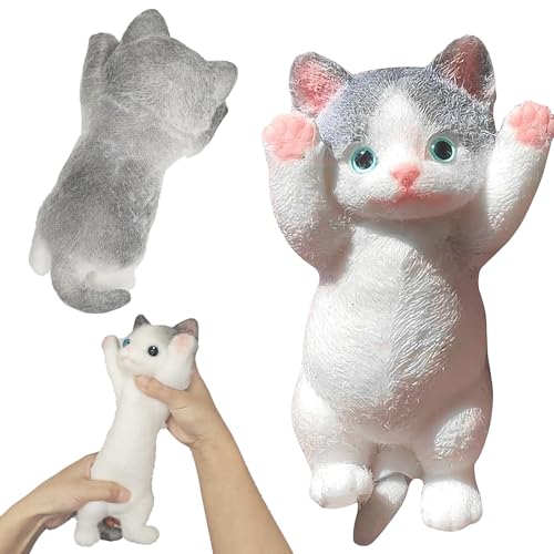 20x10 cm Groß Katzen Sensorik Spielzeug, Süßes Squeeze Spielzeug Katze, Fufu Squishy Katze, Katzen Squishy, Anti Stress Spielzeug, Fidget Toys, Squishy Katze Toy, Geeignet für Kinder und Erwachsene 20x10 cm Groß Katzen Sensorik Spielzeug, Süßes Squeeze Spielzeug Katze, Fufu Squishy Katze, Katzen Squishy, Anti Stress Spielzeug, Fidget Toys, Squishy Katze Toy, Geeignet für Kinder und Erwachsene von Hyfkjdm