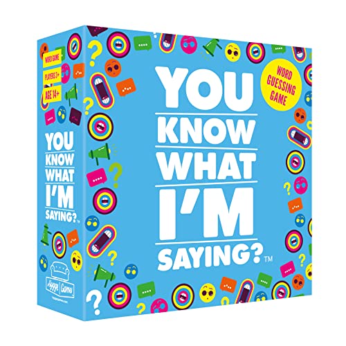 Hygge Games You Know What I´m Saying? Word Ratespiel by, Blue, Box Size 14.5 x 14.5 x 4.6 cm von Hygge Games