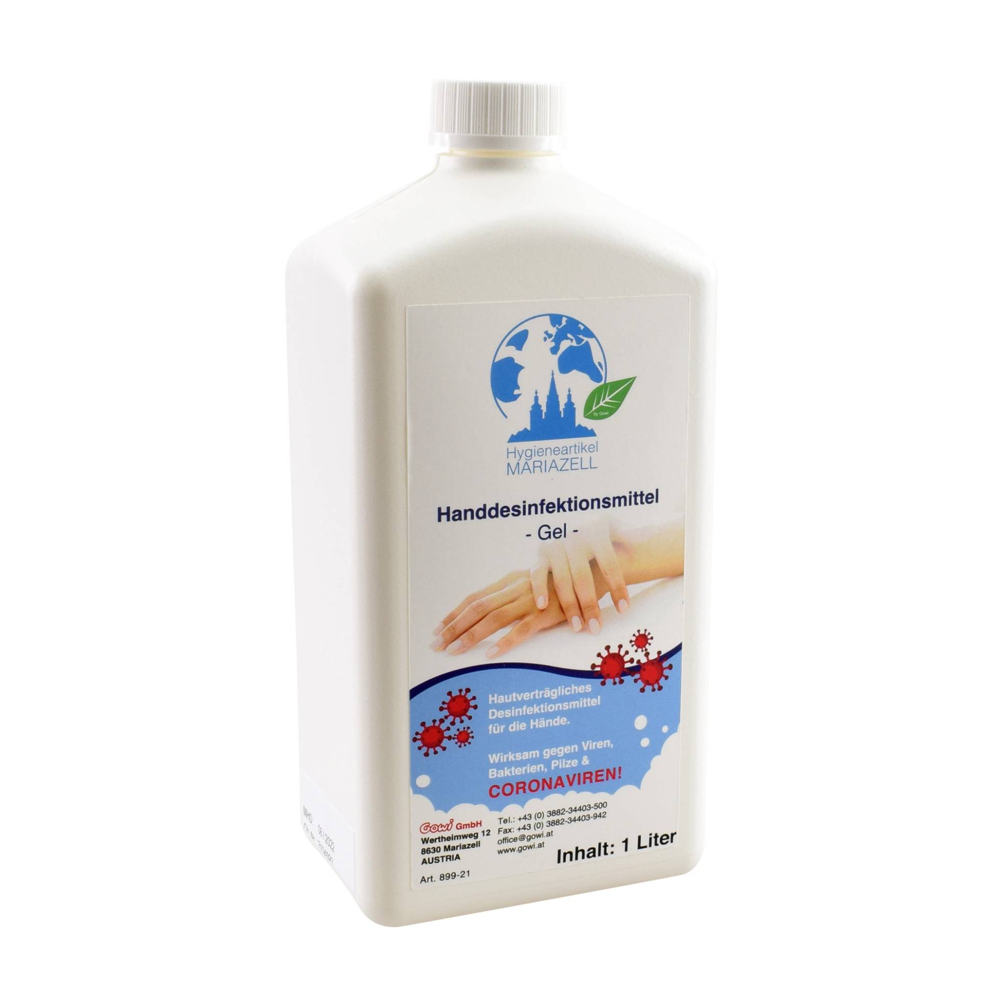 Handdesinfektionmittel  - Gel 1L von Hygieneartikel Mariazell