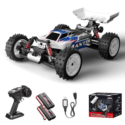 Hylukon 2,4G 1/16 Ferngesteuertes Auto 4WD Elektrisches RC Auto Offroad Crawler RC Car 36km/h Hochgeschwindigkeits-Geländewagen Ferngesteuerter Truck Metall-Vorder- und Hinterachsdifferential von Hylukon