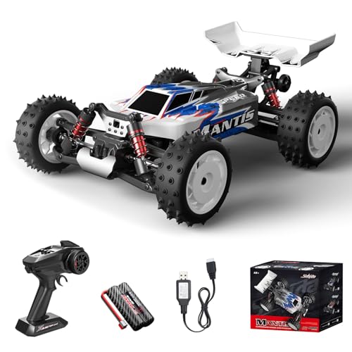 Hylukon 2,4G 1/16 Ferngesteuertes Auto 4WD Elektrisches RC Auto Offroad Crawler RC Car 36km/h Hochgeschwindigkeits-Geländewagen Ferngesteuerter Truck Metall-Vorder- und Hinterachsdifferential von Hylukon