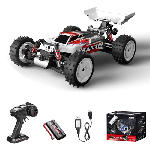 Hylukon 2,4G 1/16 Ferngesteuertes Auto 4WD Elektrisches RC Auto Offroad Crawler RC Car 36km/h Hochgeschwindigkeits-Geländewagen Ferngesteuerter Truck Metall-Vorder- und Hinterachsdifferential von Hylukon