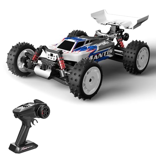 Hylukon 2,4G 1/16 Ferngesteuertes Auto 4WD Elektrisches RC Auto Offroad Crawler RC Car 36km/h Hochgeschwindigkeits-Geländewagen Ferngesteuerter Truck Metall-Vorder- und Hinterachsdifferential von Hylukon