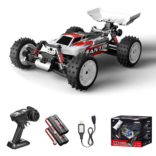 Hylukon 2,4G 1/16 Ferngesteuertes Auto 4WD Elektrisches RC Auto Offroad Crawler RC Car 36km/h Hochgeschwindigkeits-Geländewagen Ferngesteuerter Truck Metall-Vorder- und Hinterachsdifferential von Hylukon