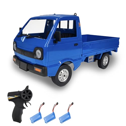 Hylukon Ferngesteuert Truck, 2,4 GHz Ferngesteuertes Auto, 10KM/H RC Auto Offroad Crawler RC Truck mit Frontlichtern, Auto Spielzeug Geschenk für Kinder Jungen Mädchen von Hylukon