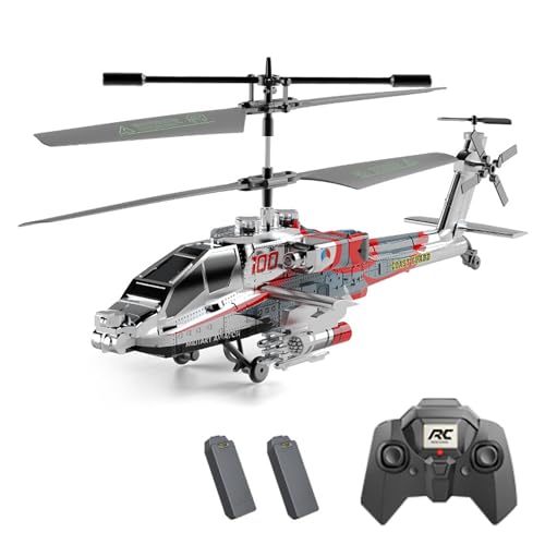 Hylukon Ferngesteuerter Hubschrauber, 2,4 G RC Helikopter mit 3,5 Kanälen, Höhenhaltung, LED-Leuchten, RC Helikopter Geschenke für Kinder, Jungen und Mädchen von Hylukon