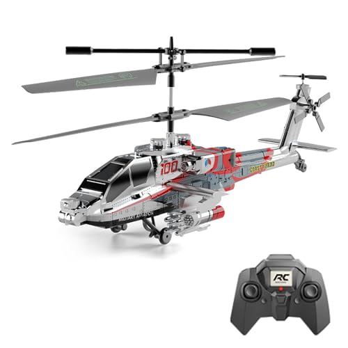 Hylukon Ferngesteuerter Hubschrauber, 2,4 G RC Helikopter mit 3,5 Kanälen, Höhenhaltung, LED-Leuchten, RC Helikopter Geschenke für Kinder, Jungen und Mädchen von Hylukon