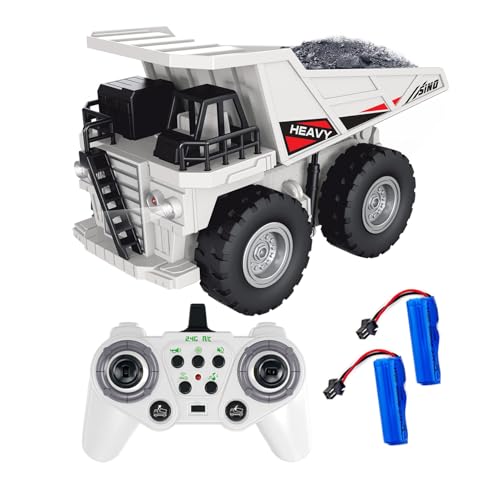 Hylukon Ferngesteuerter Muldenkipper, 2,4 GHz 6-Kanal-Baufahrzeug-Spielzeug mit Lichtern, Baustellenfahrzeuge Ferngesteuertes Auto für Kleinkinder, Kinder, Jungen und Mädchen Hylukon Ferngesteuerter Muldenkipper, 2,4 GHz 6-Kanal-Baufahrzeug-Spielzeug mit Lichtern, Baustellenfahrzeuge Ferngesteuertes Auto für Kleinkinder, Kinder, Jungen und Mädchen von Hylukon
