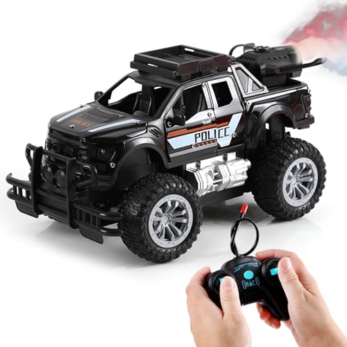 Hylukon Ferngesteuertes Auto, 1:18 RC Auto Offroad, Ferngesteuertes Geländewagen mit Heller LED Scheinwerfern, Crawler RC Car Geschenke für Jungen, Mädchen und Kinder von Hylukon