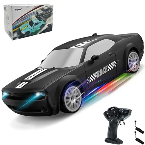 Hylukon Ferngesteuertes Auto, 1:20 RC Drift Car 2,4G Drift Auto mit Lichtern Austauschbaren Reifen Langer Ausdauer, RC Auto Drift Car für Kinder Jungen Mädchen von Hylukon