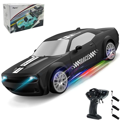 Hylukon Ferngesteuertes Auto, 1:20 RC Drift Car 2,4G Drift Auto mit Lichtern Austauschbaren Reifen Langer Ausdauer, RC Auto Drift Car für Kinder Jungen Mädchen von Hylukon