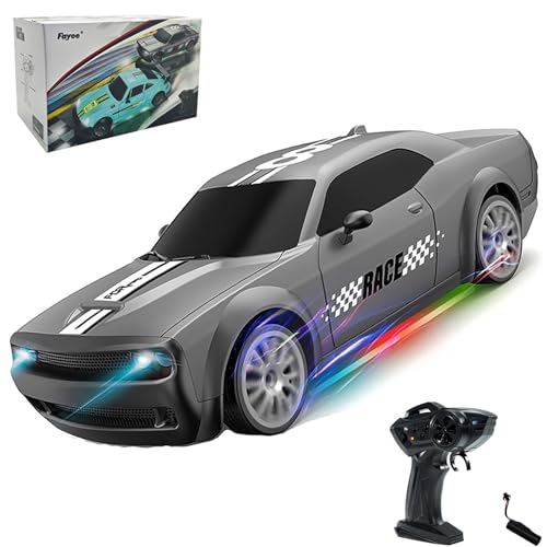 Hylukon Ferngesteuertes Auto, 1:20 RC Drift Car 2,4G Drift Auto mit Lichtern Austauschbaren Reifen Langer Ausdauer, RC Auto Drift Car für Kinder Jungen Mädchen von Hylukon