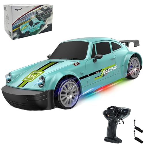 Hylukon Ferngesteuertes Auto, 1:20 RC Drift Car 2,4G Drift Auto mit Lichtern Austauschbaren Reifen Langer Ausdauer, RC Auto Drift Car für Kinder Jungen Mädchen von Hylukon