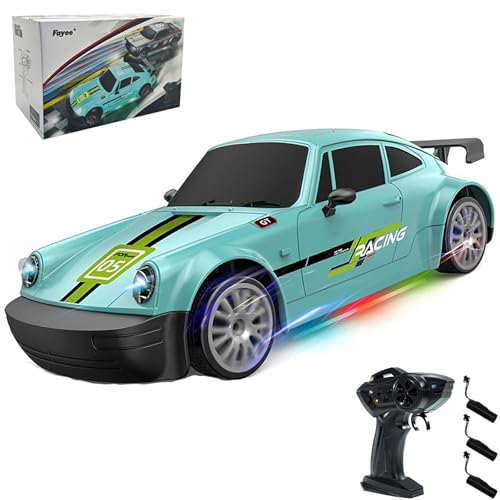 Hylukon Ferngesteuertes Auto, 1:20 RC Drift Car 2,4G Drift Auto mit Lichtern Austauschbaren Reifen Langer Ausdauer, RC Auto Drift Car für Kinder Jungen Mädchen von Hylukon