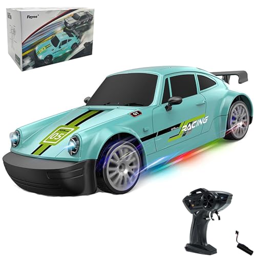 Hylukon Ferngesteuertes Auto, 1:20 RC Drift Car 2,4G Drift Auto mit Lichtern Austauschbaren Reifen Langer Ausdauer, RC Auto Drift Car für Kinder Jungen Mädchen von Hylukon