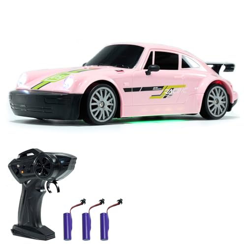 Hylukon Ferngesteuertes Auto, 1:20 RC Drift Car 2,4G Drift Auto mit Lichtern Austauschbaren Reifen Langer Ausdauer, RC Auto Drift Car für Kinder Jungen Mädchen von Hylukon