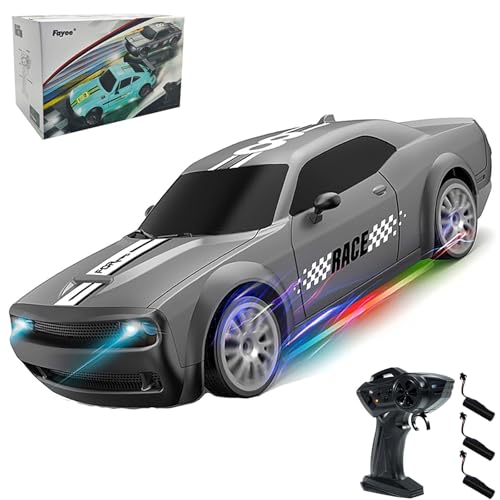 Hylukon Ferngesteuertes Auto, 1:20 RC Drift Car 2,4G Drift Auto mit Lichtern Austauschbaren Reifen Langer Ausdauer, RC Auto Drift Car für Kinder Jungen Mädchen von Hylukon