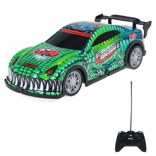 Hylukon Ferngesteuertes Auto, 1:22 RC Drift Car mit Brillanten Lichtern, Elektrisches RC Auto Drift Car Rennauto Spielzeug, Drift Auto Geschenk für Erwachsene, Mädchen, Jungen von Hylukon