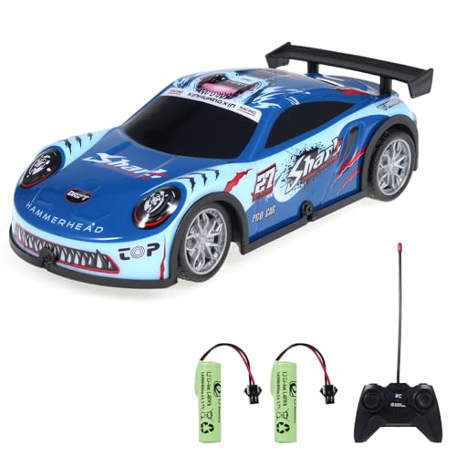 Hylukon Ferngesteuertes Auto, 1:22 RC Drift Car mit Brillanten Lichtern, Elektrisches RC Auto Drift Car Rennauto Spielzeug, Drift Auto Geschenk für Erwachsene, Mädchen, Jungen von Hylukon