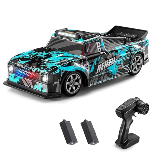 Hylukon Ferngesteuertes Auto, 2,4 GHz 4WD Drift Auto 1:16 RC Drift Car mit LED-Beleuchtung, RC Auto Drift Car Spielzeug Geschenke für Jungen, Mädchen und Kinder von Hylukon