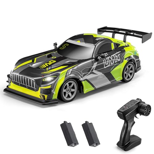 Hylukon Ferngesteuertes Auto, 2,4 GHz 4WD Drift Auto 1:16 RC Drift Car mit LED-Beleuchtung, RC Auto Drift Car Spielzeug Geschenke für Jungen, Mädchen und Kinder von Hylukon