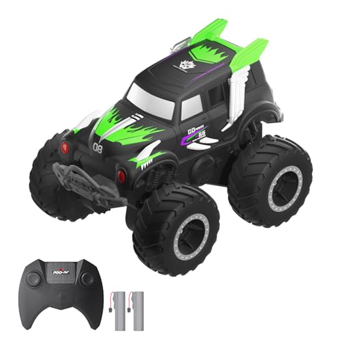 Hylukon Ferngesteuertes Auto, 2,4 GHz RC Auto Offroad Geländewagen Crawler RC Car 4WD amphibisches Geländefahrzeug, All-Terrain-Land-/Wasserboot, Geschenke für Kinder von Hylukon