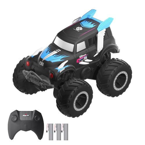 Hylukon Ferngesteuertes Auto, 2,4 GHz RC Auto Offroad Geländewagen Crawler RC Car 4WD amphibisches Geländefahrzeug, All-Terrain-Land-/Wasserboot, Geschenke für Kinder von Hylukon