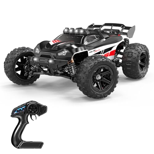 Hylukon Ferngesteuertes Auto, 2,4G RC Auto Offroad Crawler RC Car 52 km/h, Ferngesteuertes Geländewagen mit bürstenlosem Motor Spielzeuggeschenk für Jungen, Mädchen und Kinder von Hylukon