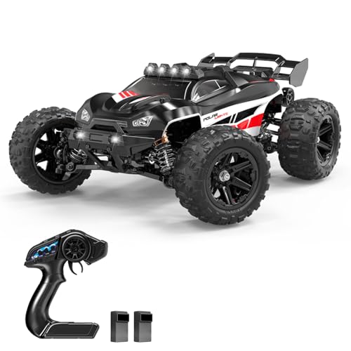 Hylukon Ferngesteuertes Auto, 2,4G RC Auto Offroad Crawler RC Car 52 km/h, Ferngesteuertes Geländewagen mit bürstenlosem Motor Spielzeuggeschenk für Jungen, Mädchen und Kinder von Hylukon