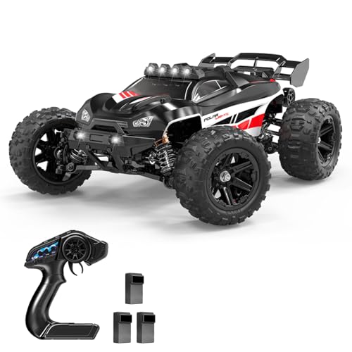 Hylukon Ferngesteuertes Auto, 2,4G RC Auto Offroad Crawler RC Car 52 km/h, Ferngesteuertes Geländewagen mit bürstenlosem Motor Spielzeuggeschenk für Jungen, Mädchen und Kinder von Hylukon