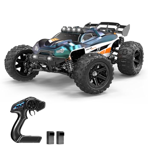 Hylukon Ferngesteuertes Auto, 2,4G RC Auto Offroad Crawler RC Car 52 km/h, Ferngesteuertes Geländewagen mit bürstenlosem Motor Spielzeuggeschenk für Jungen, Mädchen und Kinder von Hylukon