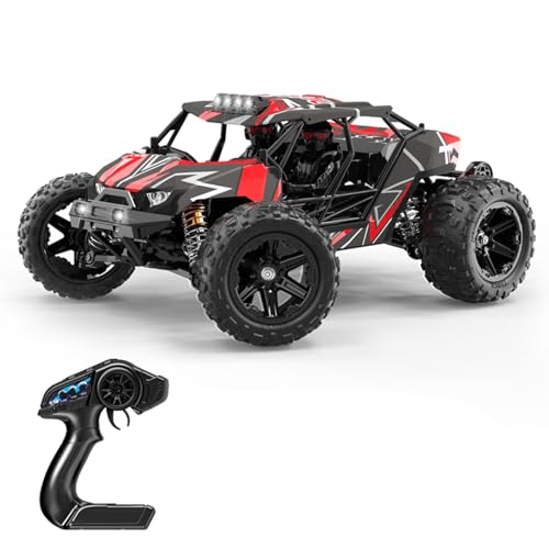 Hylukon Ferngesteuertes Auto, 2,4G RC Auto Offroad Crawler RC Car 52 km/h, Ferngesteuertes Geländewagen mit bürstenlosem Motor Spielzeuggeschenk für Jungen, Mädchen und Kinder von Hylukon