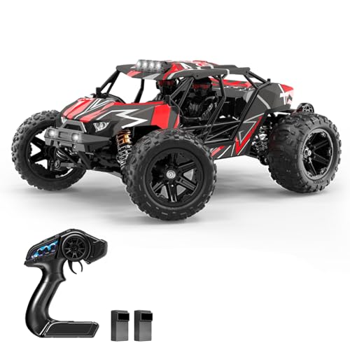 Hylukon Ferngesteuertes Auto, 2,4G RC Auto Offroad Crawler RC Car 52 km/h, Ferngesteuertes Geländewagen mit bürstenlosem Motor Spielzeuggeschenk für Jungen, Mädchen und Kinder von Hylukon