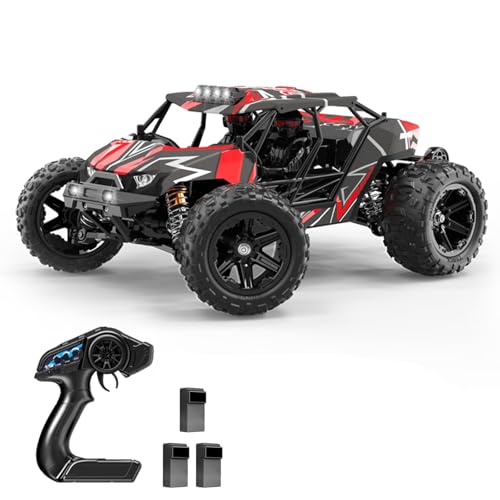 Hylukon Ferngesteuertes Auto, 2,4G RC Auto Offroad Crawler RC Car 52 km/h, Ferngesteuertes Geländewagen mit bürstenlosem Motor Spielzeuggeschenk für Jungen, Mädchen und Kinder von Hylukon