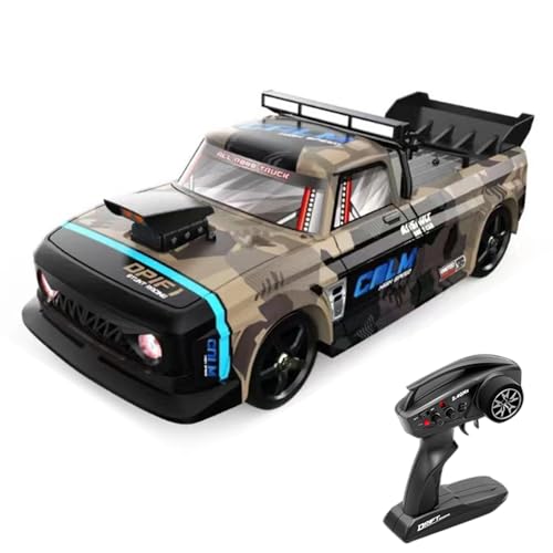 Hylukon Ferngesteuertes Drift Auto, 1:12 RC Drift Car 30 km/h, Ferngesteuertes Auto Drift 4WD mit 3 Beleuchtungsmodi, RC Auto Drift Car für Jungen, Mädchen, Kinder von Hylukon