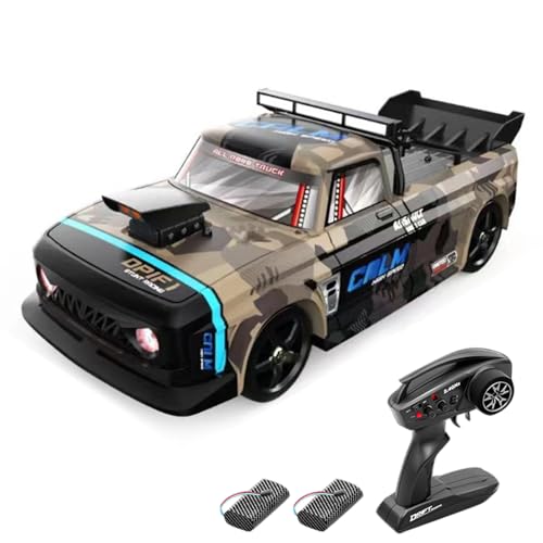 Hylukon Ferngesteuertes Drift Auto, 1:12 RC Drift Car 30 km/h, Ferngesteuertes Auto Drift 4WD mit 3 Beleuchtungsmodi, RC Auto Drift Car für Jungen, Mädchen, Kinder von Hylukon