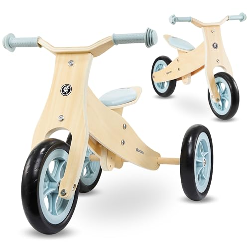 HyperMotion Lauflernrad aus Holz 2in1 - Laufrad ab 1 Jahr und Dreirad ab 18 Monate, Fahrräder für Kleinkinder Jungen, Verstellbarer Sitz, Blau HyperMotion Lauflernrad aus Holz 2in1 - Laufrad ab 1 Jahr und Dreirad ab 18 Monate, Fahrräder für Kleinkinder Jungen, Verstellbarer Sitz, Blau von HyperMotion