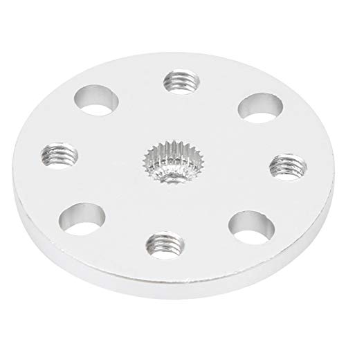 Hyuduo Aluminium-Servonabe, Industrielle Servonabe mit 25 Zähnen und Spline-Aluminiumachse, Zentriermechanismus, Lagerisolierung, 32 Mm, 3906-0025-0032, Servohörner von Hyuduo