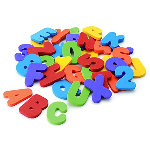 Bade Buchstaben Zahlen Badewannenspielzeug Kinder Badespielzeug Badezimmer Alphabet Spielzeug ABC Buchstaben Spielzeug Geschenk Schaum Schwimm Spielzeug für Kinder Babys Early Learning Pädagogisches von Hyxodjy