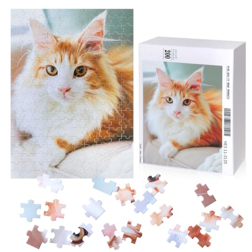 HyzaPhix Foto-Puzzle, 120/200/500/1000 Teile Fotopuzzle, Puzzle mit Eigenem Bild, Personalisiertes Geschenk für Frauen, Männer, Freund, Mama, Papa (200 Teile) von HyzaPhix