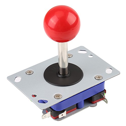 Hztyyier Joystick,Arcade Tasten und Joystick DIY Controller Kit, 2/4/8 Way Game Joystick Ball für Spiele von Hztyyier