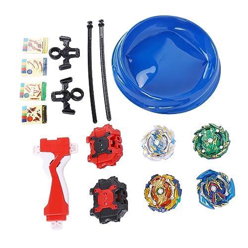 Kids Gyroscope mit Launcher 4 in 1 Rennspiel -Set, Abnehmbares Design für Reparaturen, 4 Stundenspielstunden von Hztyyier