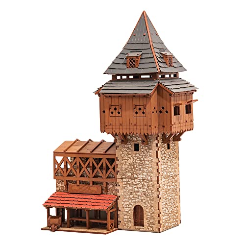 I Built It - Eyrie P - Schlosswächter - 3D Holzpuzzle - Modellbausatz im Maßstab 28mm für Erwachsene und Kinder, Lernspielzeug, kreatives Geschenk, Familienaktivität von I BUILT IT