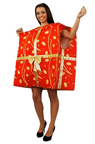 ANZIEHEN DAS PERFEKTE KOSTÜM FÜR Weihnachten ODER Fasching UND Karneval= VON ILOVEFANCYDRESS®= ERHALTBAR MIT ODER OHNE Geschenk Hut=NUR DAS KOSTÜM von I LOVE FANCY DRESS