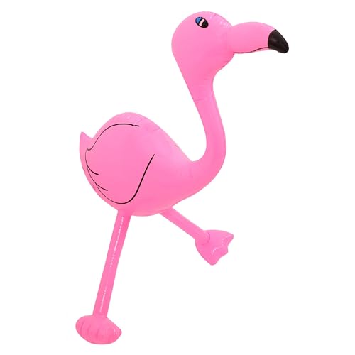 Aufblasbarer Flamingo – 3 Stück – leuchtend rosa aufblasbarer Flamingo – perfekt für Sommer & Hawaii-Kostüm von I LOVE FANCY DRESS