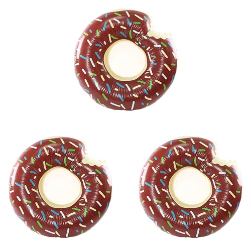 Aufblasbarer brauner Donut – 107 cm Donut mit braunem Zuckerguss-Design – Erwachsene Kinder Jungen Mädchen Spaß Sommer Aktivität Pool Party Strand Tag Schwimmen Spielzeug Float Aufblasbarer brauner Donut – 107 cm Donut mit braunem Zuckerguss-Design – Erwachsene Kinder Jungen Mädchen Spaß Sommer Aktivität Pool Party Strand Tag Schwimmen Spielzeug Float von I LOVE FANCY DRESS