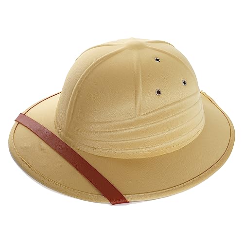 Erwachsene Explorer Safari Pith Helmet Hut Dschungel Safari Hut Adventurers Sonnenhelm für Herren und Damen Entdecker, Jäger, Abenteurer und Reisende, Kostümzubehör Größe: Erwachsene (1 Stück) von I LOVE FANCY DRESS