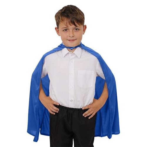 I LOVE FANCY DRESS Blaues Cape ohne Kapuze für Kinder von I LOVE FANCY DRESS