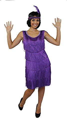 I LOVE FANCY DRESS Charleston Flapper KOSTÜM Kleid VERKLEIDUNG 4 Farben+PASSENDEM Stirnband+Feder+SILBERNEN Kette MUß VERKNOTET Werden=Kleid FRANSEN AUF BEIDEN Seiten=LILA-XXLarge I LOVE FANCY DRESS Charleston Flapper KOSTÜM Kleid VERKLEIDUNG 4 Farben+PASSENDEM Stirnband+Feder+SILBERNEN Kette MUß VERKNOTET Werden=Kleid FRANSEN AUF BEIDEN Seiten=LILA-XXLarge von I LOVE FANCY DRESS